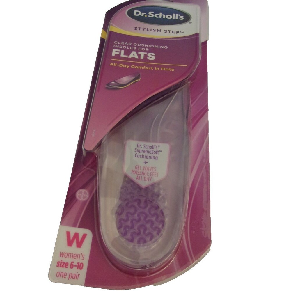 Dr. Scholl's Insoles Stylish Step Flats Cushioning Women Size 6-10 Shoes1 pair